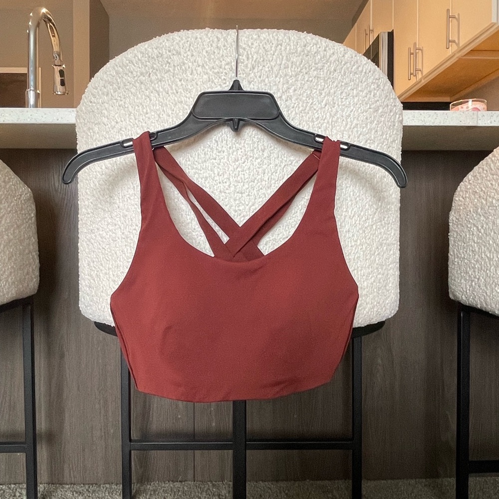 lululemon athletica Sports Bra in Deep Red